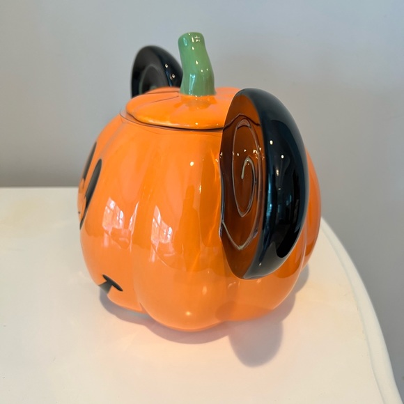 Disney Mickey Mouse Pumpkin Cookie Jar - Picture 3 of 4